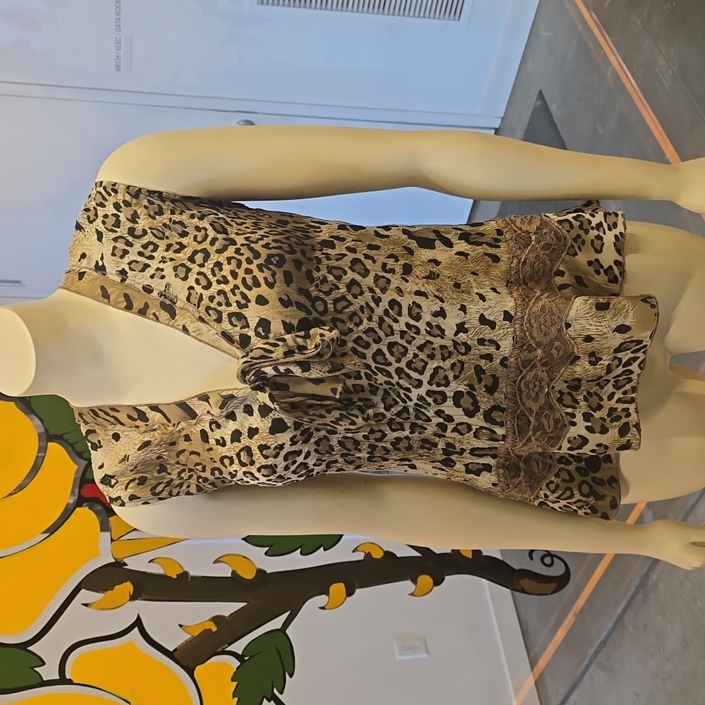 Allison Taylor XL Animal Print Blouse